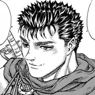 ⚔ Guts Berserk anime, manga, berserk, guts, guerrero, espada, luchador telegram sticker