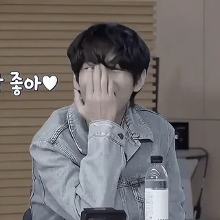 🌟 좋아 kpop, 人, 有名人, 歌手, 男性 telegram sticker