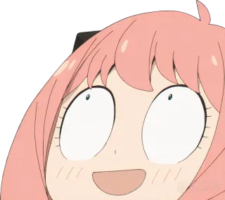 😃 Anya Forger Spy × Family Anime, Spy Family, Anya Forger, Dessin animé, Manga telegram sticker