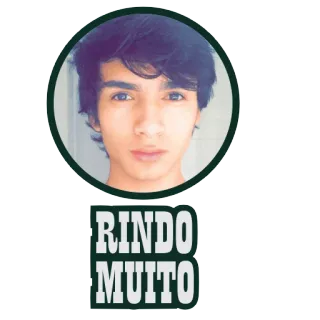 😕 RINDO MUITO tertawa, potret, meme, seru, humor telegram sticker