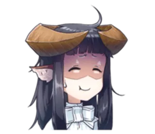 😅 Anime, Manga, Personaggio, Ragazza, Carino, Kawaii telegram sticker