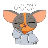 🤦‍♂ Oh, geez! Cartoon, verlegen, Oh je, süß, Sticker, Tier whatsapp sticker