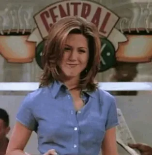 🤤 Rachel Green Friends Rachel Green, Przyjaciele, Sitcom, Lata 90, Serial TV, Central Perk telegram sticker