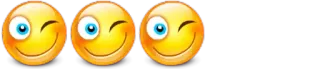 😉 emoji, zwinkernd, fröhlich whatsapp sticker