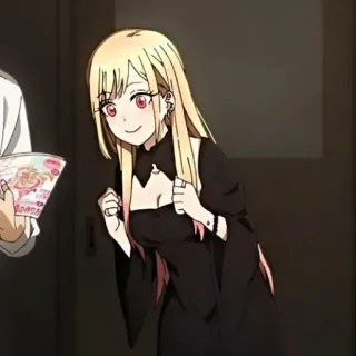 🥟 Marin Kitagawa My Dress-Up Darling anime, manga, cute, cosplay, girl telegram sticker