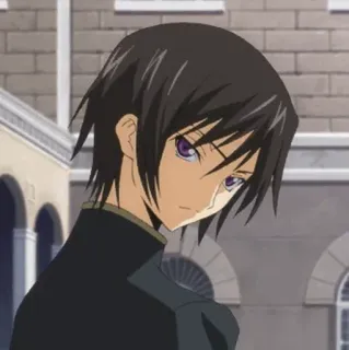 🥀 Lelouch Lamperouge Code Geass 애니메이션, 캐릭터, 를르슈, 코드기아스, 기어스, 람페르지 telegram sticker