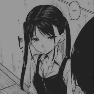 ➰ ... Anime, Manga, Mädchen, Zöpfe, Ernst, Süß, Illustration telegram sticker