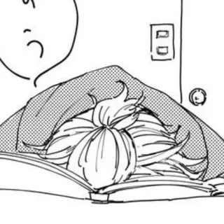 〰 アニメ, マンガ, 睡眠, 本, 人 telegram sticker