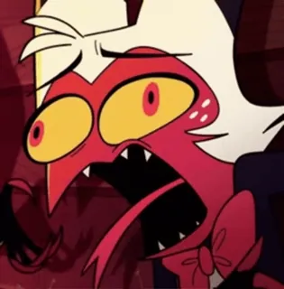 😱 Moxxie Helluva Boss Helluva Boss, Karakter kartun, Imp, Serial animasi telegram sticker