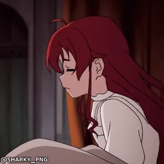 🥱 Eris Boreas Greyrat Mushoku Tensei: Jobless Reincarnation telegram sticker