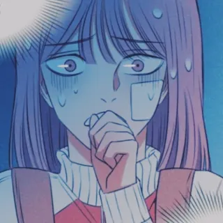 🏳️‍⚧️ Anime, Manga, Donna, Paura, Ansia telegram sticker