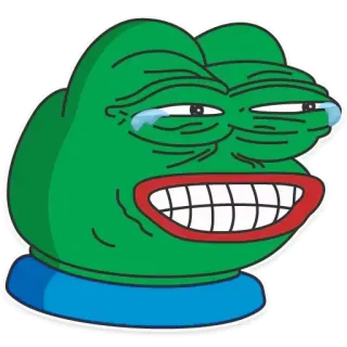 😂 Pepe the Frog Meme, Internet, Rana, Pepe, Expresión, Gracioso telegram sticker