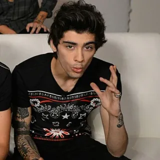🔦 Zayn Malik Popster, Zanger, Beroemdheid, Portret, Man, Persoon telegram sticker