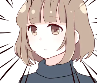 👁️ อนิเมะ, ผู้หญิง, สติกเกอร์, มังงะ, การ์ตูน telegram sticker
