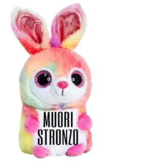 😘 MUORI
STRONZO bunny, plushie, offensive, swear words telegram sticker
