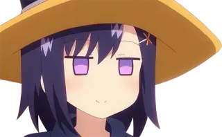 😶 anime, girl, cartoon, cute, kawaii whatsapp sticker