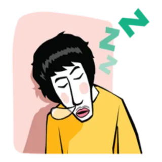 💤 sleeping, sleep, lazy, nap, rest, zzz telegram sticker