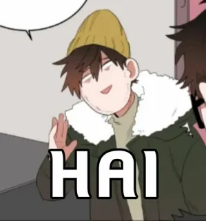 💦 HAI whatsapp sticker