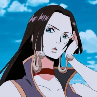 🖤 Boa Hancock One Piece Anime, One Piece, Boa Hancock, Phim hoạt hình telegram sticker
