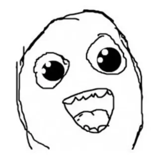 👍 Me Gusta Rage Comics telegram sticker