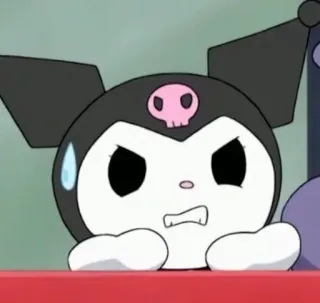 💕 Kuromi Kuromi, Sanrio, Anime, Kawaii, Dibujos animados telegram sticker