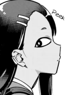 ◾️ Peek Gucken, Manga, Anime, Seitenprofil, Cartoon, Mädchen, Comic telegram sticker