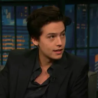🕐 Cole Sprouse ator, celebridade, retrato, homem, cole sprouse telegram sticker