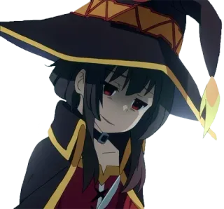 😞 Megumin Konosuba Anime, Ragazza, Megumin, Konosuba, Mago, Magia, Carina telegram sticker