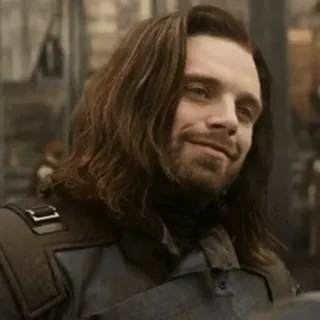 😐 Bucky Barnes Marvel, Зимний Солдат, Мстители, Баки Барнс, Себастьян Стэн telegram sticker