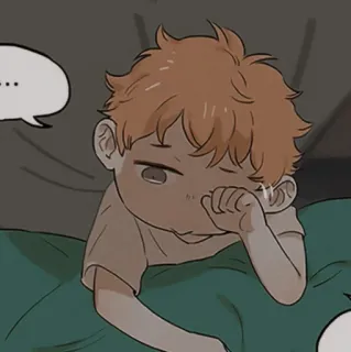 🐾 ... sonolento, fofo, desenho animado, menino, cansado, bebê telegram sticker