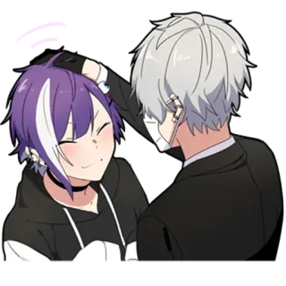 🎩 anime, manga, cartoon, friendship, cute, characters telegram sticker