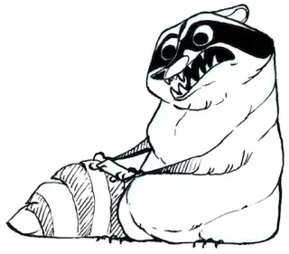 😧 raccoon, animal, cartoon, illustration, mammal, wildlife telegram sticker