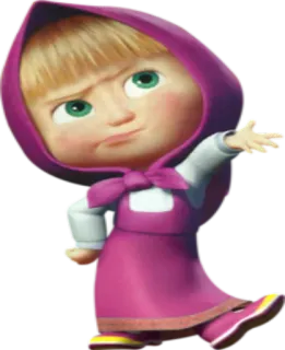 🤚 Masha Masha and the Bear kartun, animasi, perempuan, Masha dan Beruang, anak telegram sticker