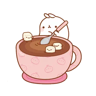Molang telegram stickers