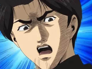 🤔 Anime, Manga, geschockt, verängstigt, Gesichtsausdruck, Cartoon, Gesicht whatsapp sticker