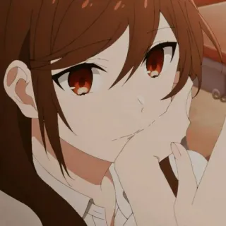 Kyouko Hori ; @DiaryNyaAl whatsapp stickers