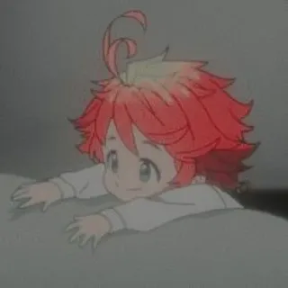 ⛓ Emma The Promised Neverland Anime, Manga, Lindo, Dibujos animados, Emma, The Promised Neverland telegram sticker