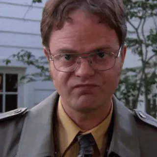🗞 Dwight Schrute The Office dwight, schrute, ernst, tv serie, the office telegram sticker