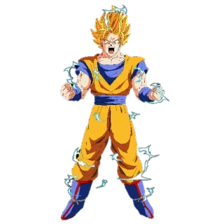 😄 Goku Dragon Ball Goku, Dragon Ball, Super Saiyajin, Anime, Mangá, Luta telegram sticker