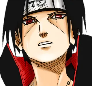 😟 Itachi Naruto 动漫, 忍者, 宇智波, 写轮眼, 漫画, 鼬 telegram sticker