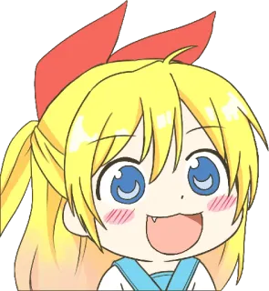 😊 anime, chibi, cute, cartoon, sticker telegram sticker