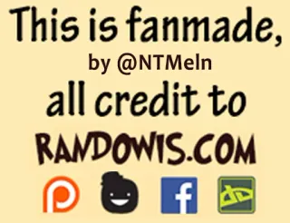 ❗ This is fanmade, by @NTMeln all credit to RANDOWIS.COM Fan-made, Quelle, Webseite, Randowis, Soziale Medien telegram sticker