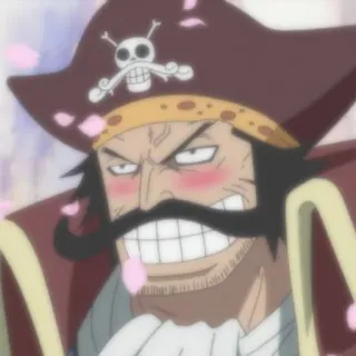 😁 Gol D. Roger One Piece Anime, Pirate, One Piece, Gol D. Roger telegram sticker