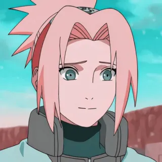 💖 Sakura Naruto anime, sakura, cartone animato, ragazza telegram sticker