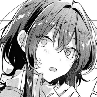 🎤 anime, manga, girl, character, art whatsapp sticker