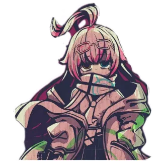 🖼 アニメ, マンガ, キャラクター, 可愛い, 女の子, ステッカー, デジタルアート, 漫画 telegram sticker