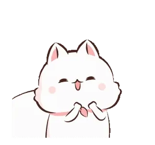 🥰 gatto, carino, adesivo, animale, cartone animato telegram sticker