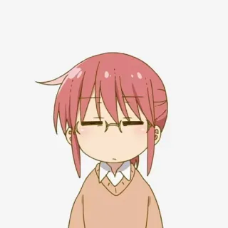 💈 Kobayashi Miss Kobayashi's Dragon Maid Anime, Miss Kobayashi's Dragon Maid, Kobayashi, lindo, dibujos animados, personaje telegram sticker