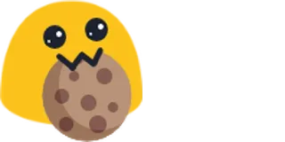 🍪 kue, imut, kawaii, kuning, camilan telegram sticker