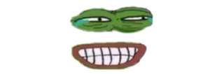 🤍 Pepe the Frog pepe, mème, grenouille, internet, drôle, rire, pleurer telegram sticker